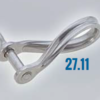 Manille inox torse Ø 5mm viadana 27.11