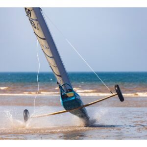 décapage et peinture essieu char à voile classes 2 et 3