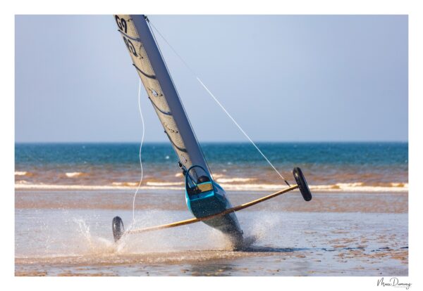 décapage et peinture essieu char à voile classes 2 et 3